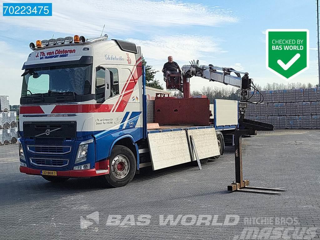Volvo FH 540 6X2 NL-Truck HIAB 130 R F-2 Roller crane kr Kamioni sa otvorenim sandukom