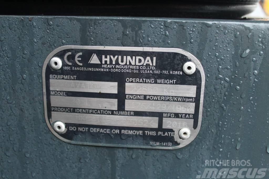 Hyundai HX 220 L / Pyörittäjä, Leica 3D, Rasvari, Lämmitin Bageri gusjeničari