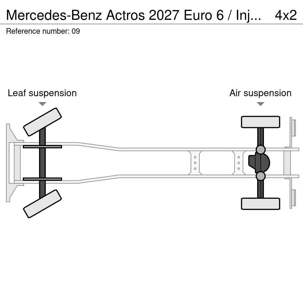 Mercedes-Benz Actros 2027 Euro 6 / Injektorproblem !!! Kamioni-šasije