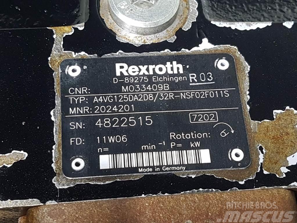 Rexroth A4VG125DA2D8/32R-M033409B / R902024201-Drive pump Hidraulika