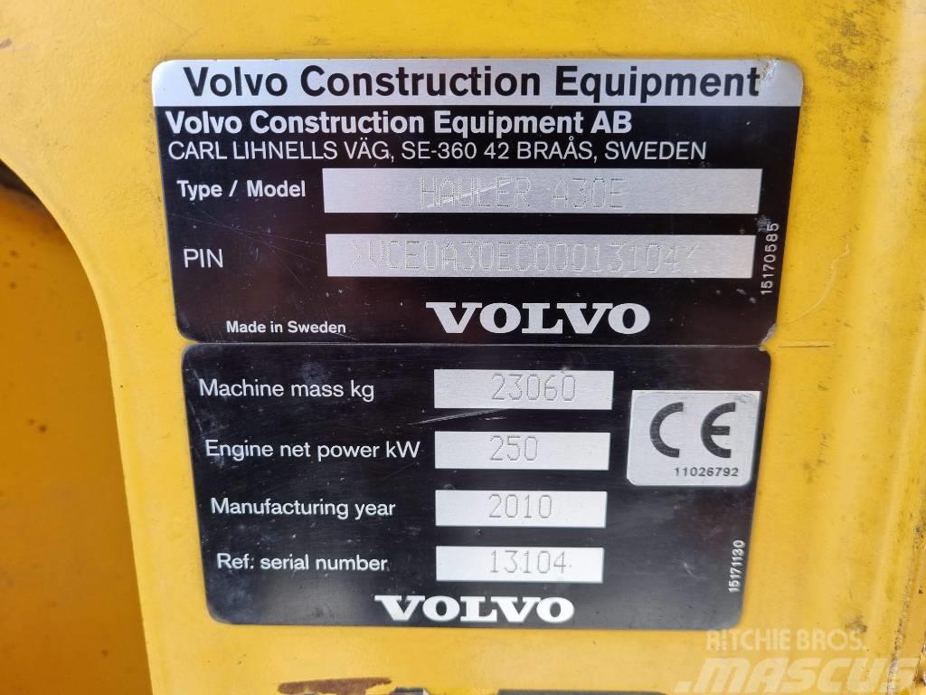 Volvo Wozidło Dumper VOLVO A30E 6x6 Zglobni demperi