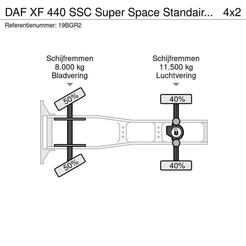 DAF XF 440 SSC Super Space Standairco Hydraulic ACC NL Traktorske jedinice