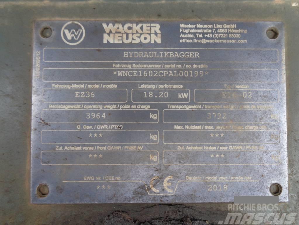 Wacker Neuson EZ36 Bageri gusjeničari