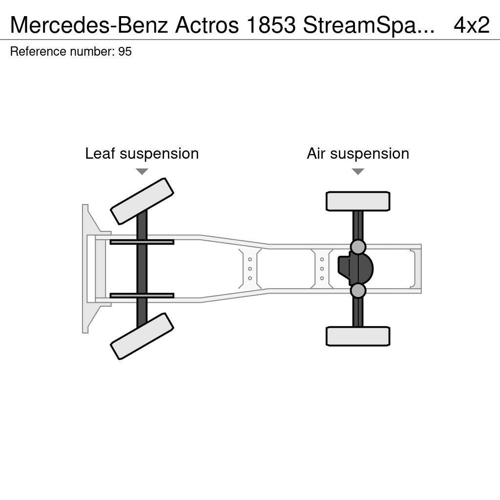 Mercedes-Benz Actros 1853 StreamSpace / Retarder / Euro 6 Traktorske jedinice