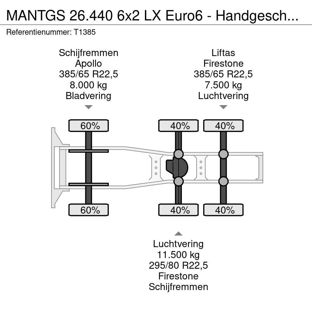 MAN TGS 26.440 6x2 LX Euro6 - Handgeschakeld - Lift-As Traktorske jedinice