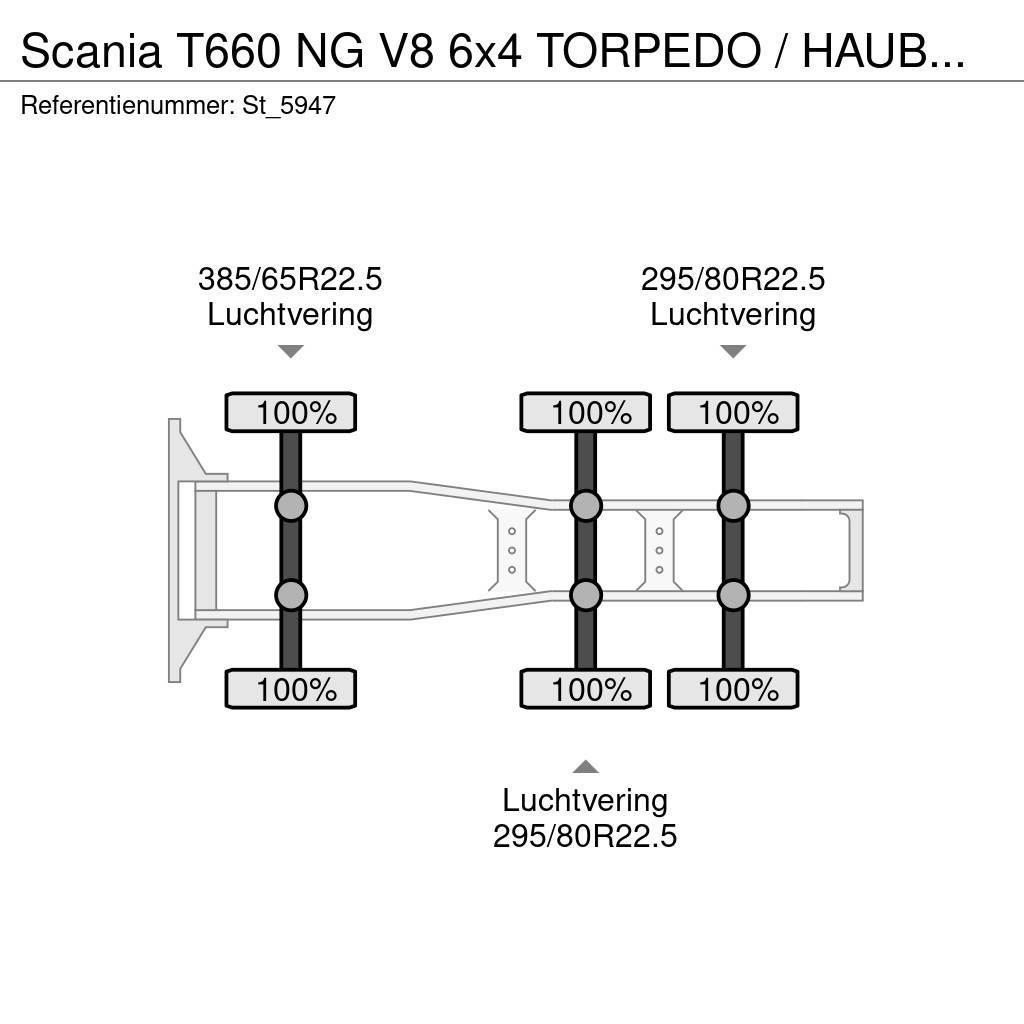 Scania T660 NG V8 6x4 TORPEDO / HAUBER / NEW ! Traktorske jedinice