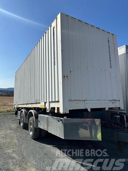  Trailerbygg Container med port, henger med lift, m Ostale prikolice
