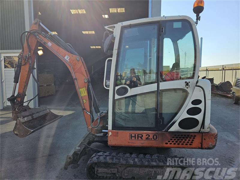 Terex HR 2.0 incl. 5 skovle og grubbetand Mini excavators < 7t (Mini diggers)