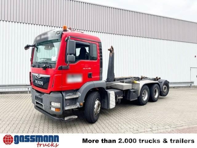MAN TGA 35.400 8X4-4 BL, Lenk-/Liftachse Rol kiper kamioni s kukama za dizanje