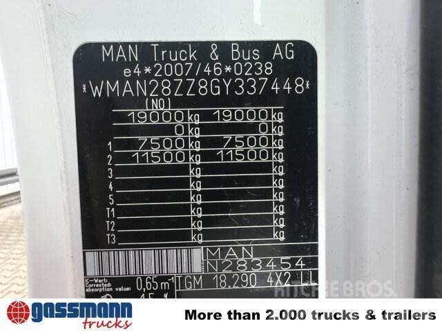 MAN TGM 18.290 4X2 LL, Iso-Koffer, Seitentüren Links, Sanduk kamioni