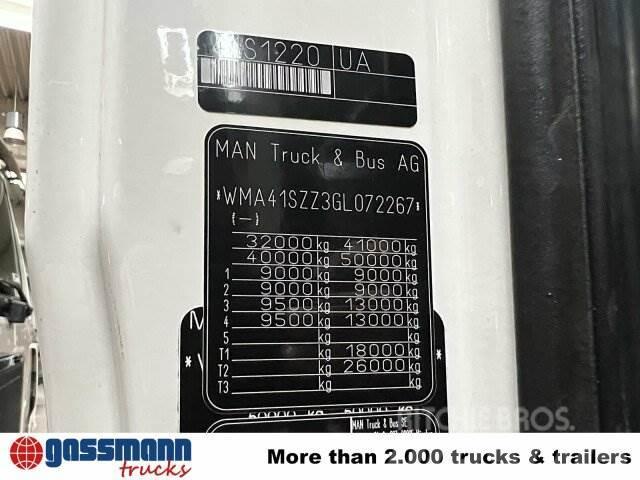 MAN TGS 35.480 8X4 BL, Intarder, Kran HMF 3220-K6, Rol kiper kamioni s kukama za dizanje