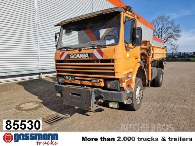 Scania 93H 250 4x4 mit Kran Palfinger PK8000, Kiper kamioni