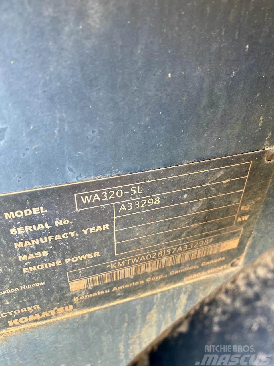 Komatsu WA320-5 Utovarivači na kotačima