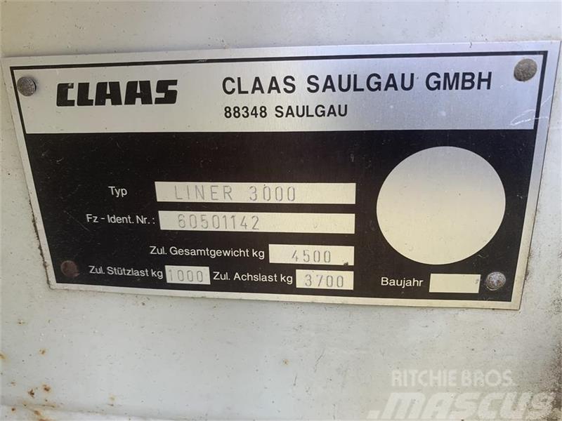 CLAAS Liner 3000 Okretači i sakupljači sijena
