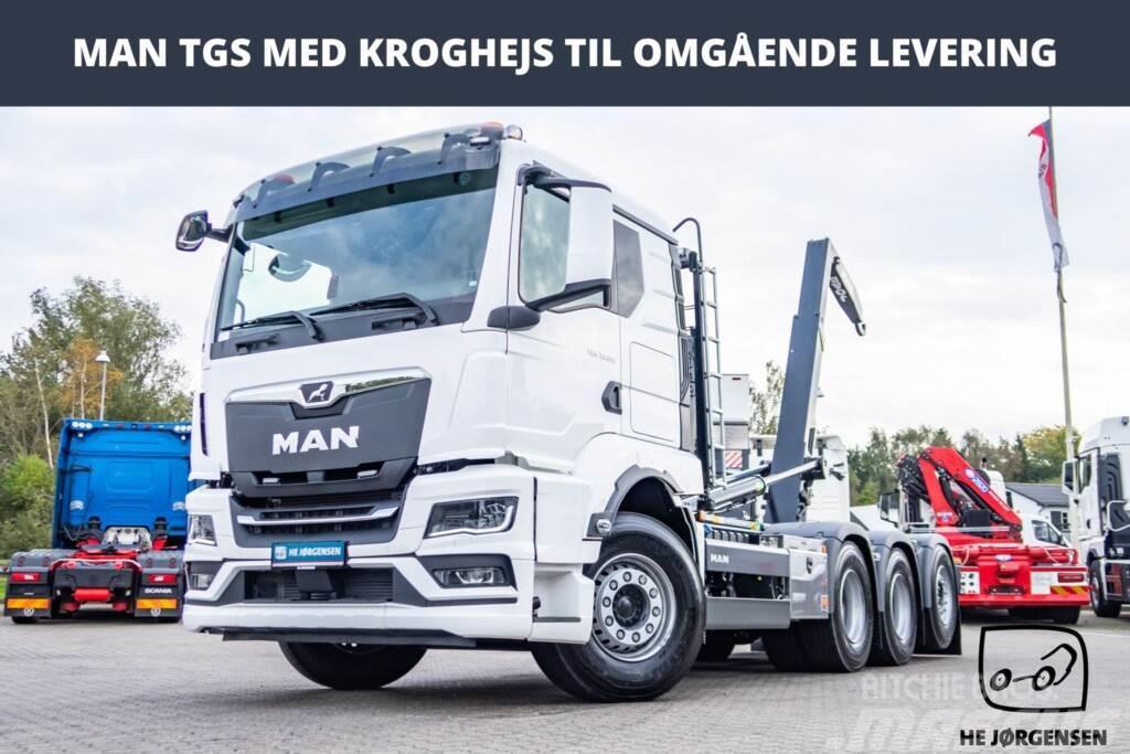 MAN TGS 35.510 8x4-4 BL CH m. Kroghejs Hook lift trucks