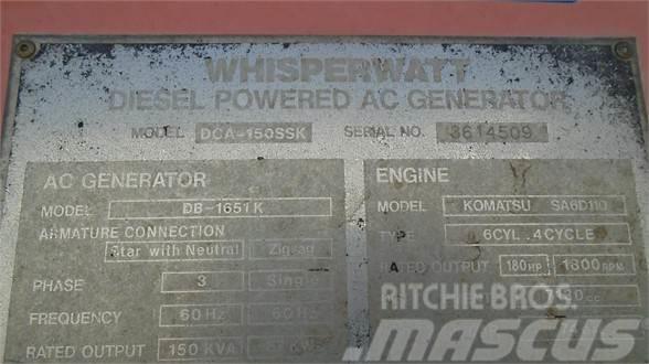 MultiQuip WHISPERWATT DCA150SSK Dizel agregati
