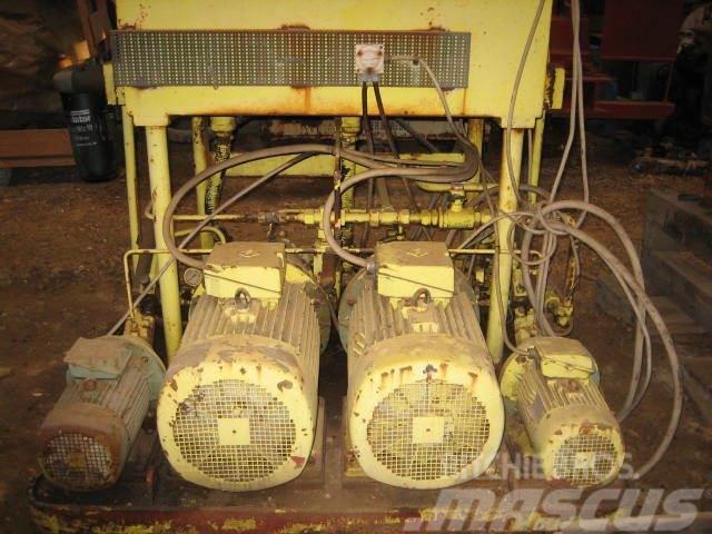  Hyd powerpac m/pumpe - 2x7,5 kw og 2x40 kw Dizel agregati