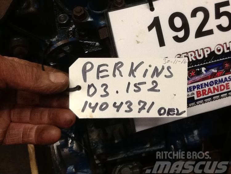 Perkins D3.152 motor - kun til dele Motori