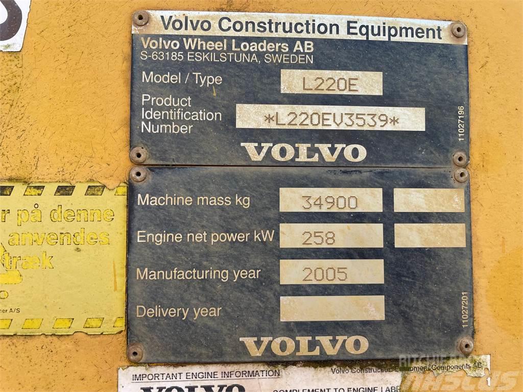 Volvo L220E læssemaskine til ophug Utovarivači na kotačima