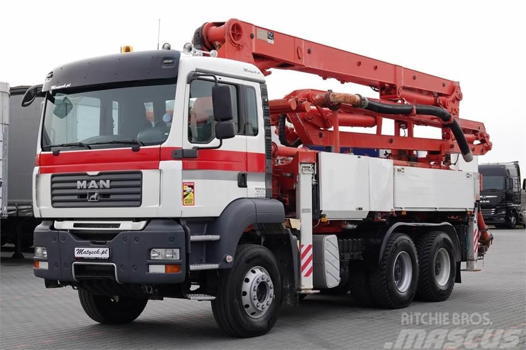 MAN TGA 26.400 / 6x4 /POMPA DO BETONU 28m / SCHWING ST Kamionske beton pumpe