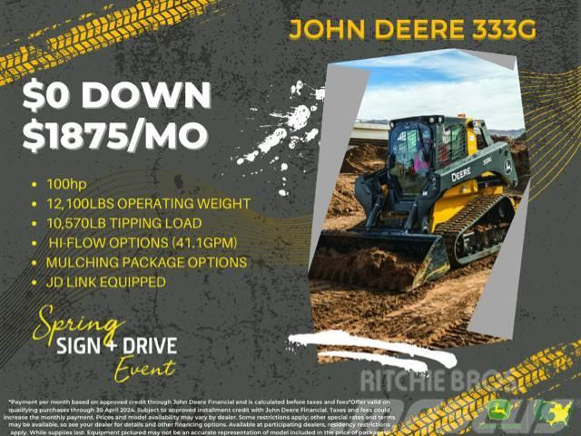 John Deere 333G Mini loaders