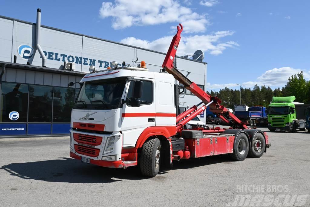 Volvo FM450 6x2 Multilift Rol kiper kamioni s kukama za dizanje