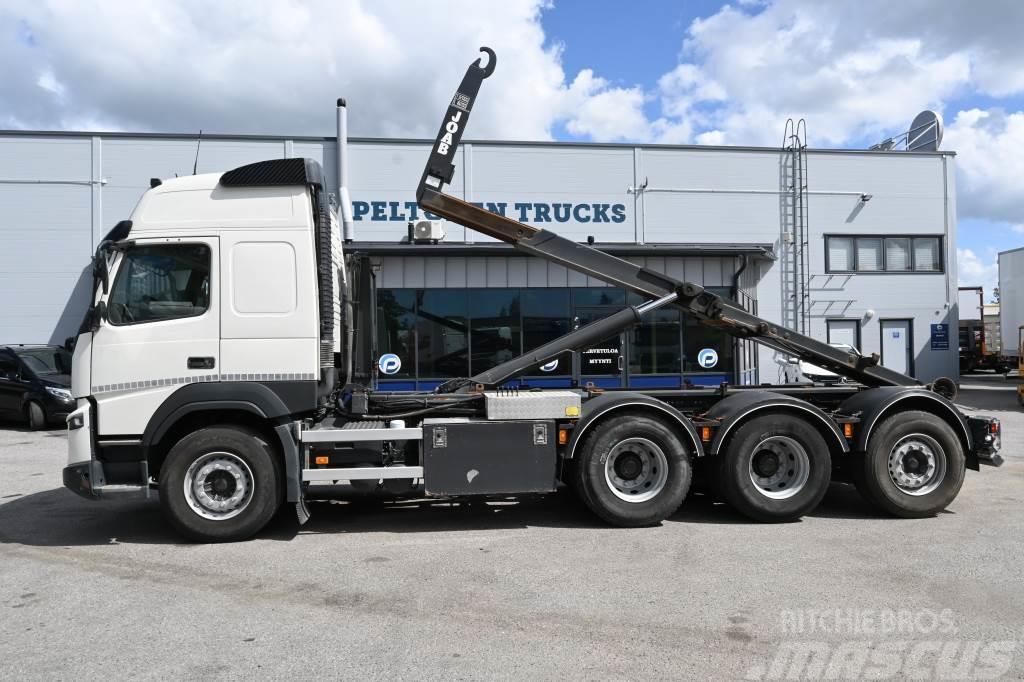 Volvo FMX500 8x4*4 Euro6 Rol kiper kamioni s kukama za dizanje