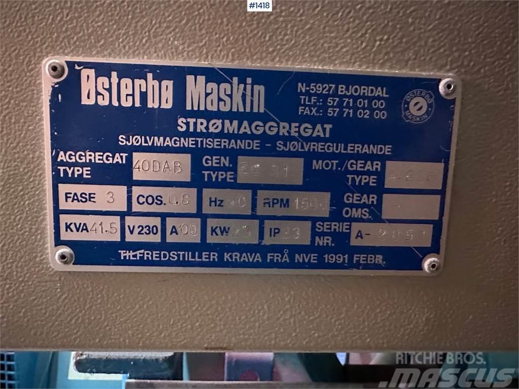  Østerbø Maskin Strømaggregat 41.5 KVA Ostali poljoprivredni strojevi