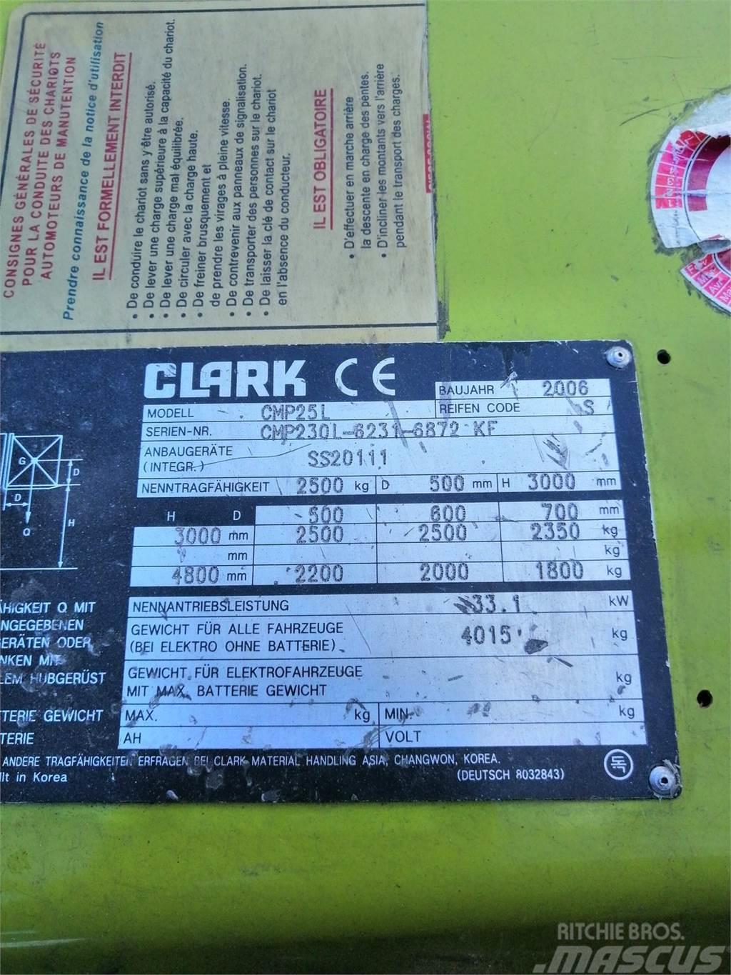 Clark CMP 25 L Viličari - ostalo