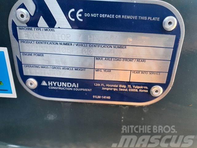 Hyundai HX140LC Bageri gusjeničari