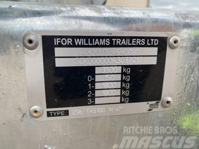 Ifor Williams TA35 for animal transport NEW,NOT REGISTRED 217 Prikolice za prijevoz stoke