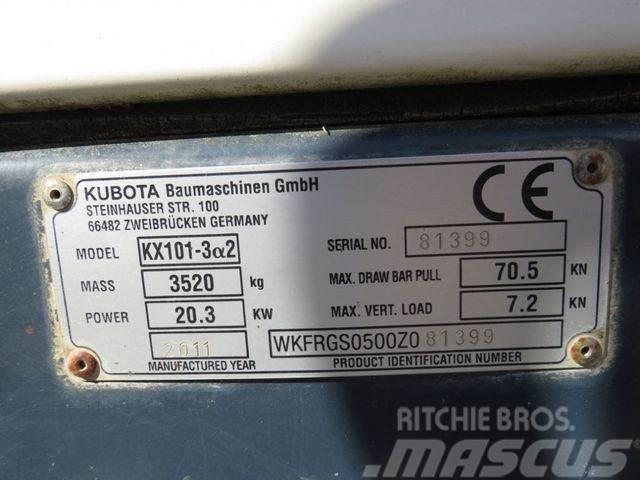 Kubota Minibagger KX 101-3 Minibagger Mini bageri <7t