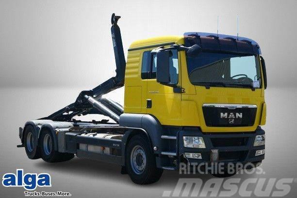MAN 28.480 TGS BL 6x2, Hiab XR21S61, Standheizung Rol kiper kamioni s kukama za dizanje