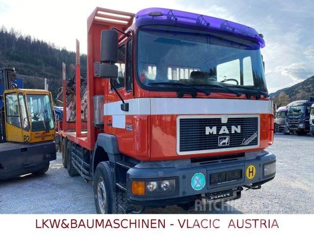 MAN 33.403 Holztransporter mit Kran PENZ Kamioni za drva