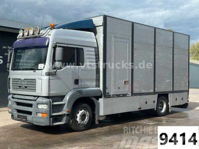 MAN TGA 18.390 4x2 1.Stock Cuppers Viehtransporter Kamioni za transport stoke