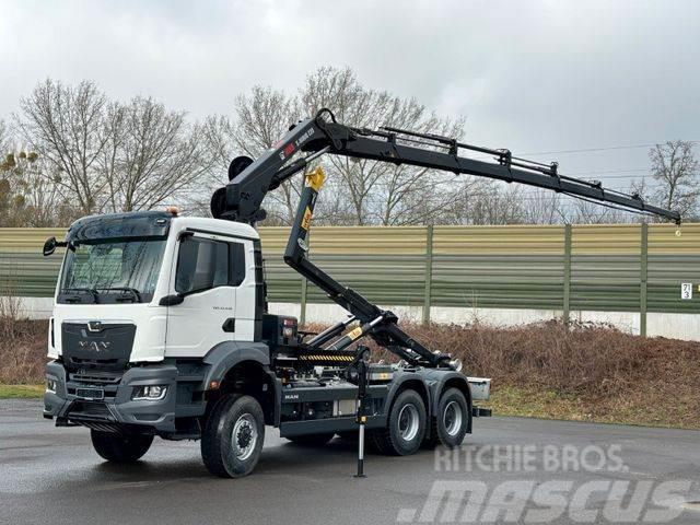 MAN TGS 33.440 6x6 BB Abrollkipper+Kran Hiab 228-6 Rol kiper kamioni s kukama za dizanje