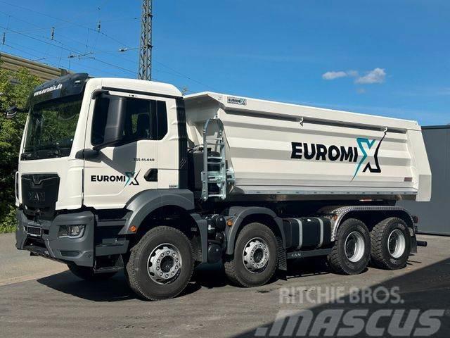 MAN TGS 41.440 BB 8X4 Euromix Mulden Kipper HARDOX Kiper kamioni