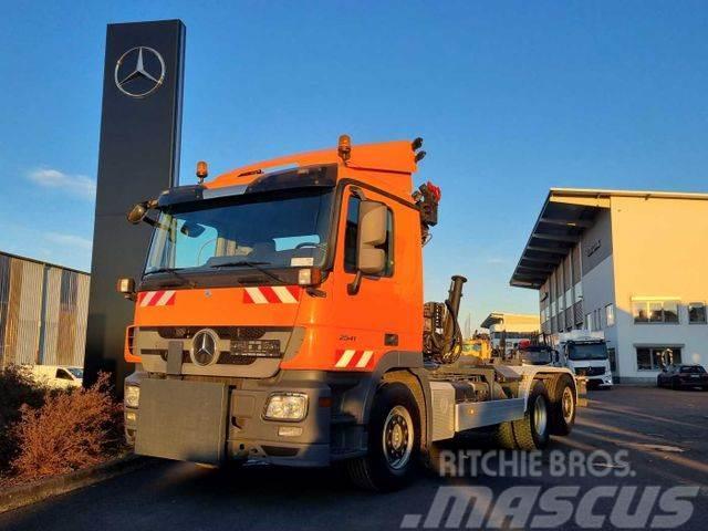 Mercedes-Benz Actros 2541 L 6x2 Kran Hiab 111 B-3 Funk Winter Rol kiper kamioni s kukama za dizanje