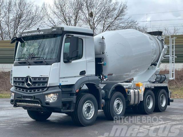 Mercedes-Benz Arocs 5 3743 8X4 / Euro6e EuromixMTP EM 10 L Kamioni mikseri za beton