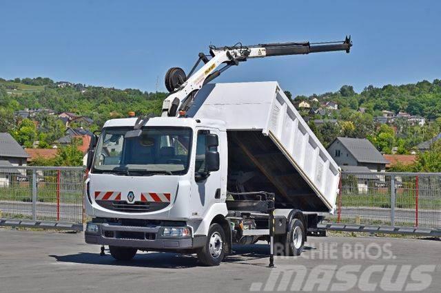 Renault MIDLUM 220 DXI *KIPPER 4,00m *PK 7001-EH A/FUNK Kamioni sa kranom