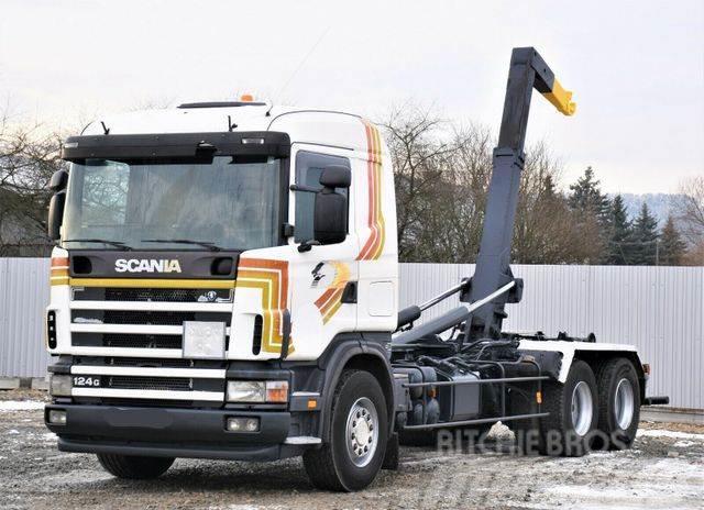 Scania R124 470 Abrollkipper *6x2* Top Zustand ! Rol kiper kamioni s kukama za dizanje