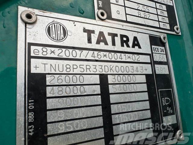 Tatra woodtransporter 6x6, crane + R.CH trailer vin343 Rabljene dizalice za težak teren