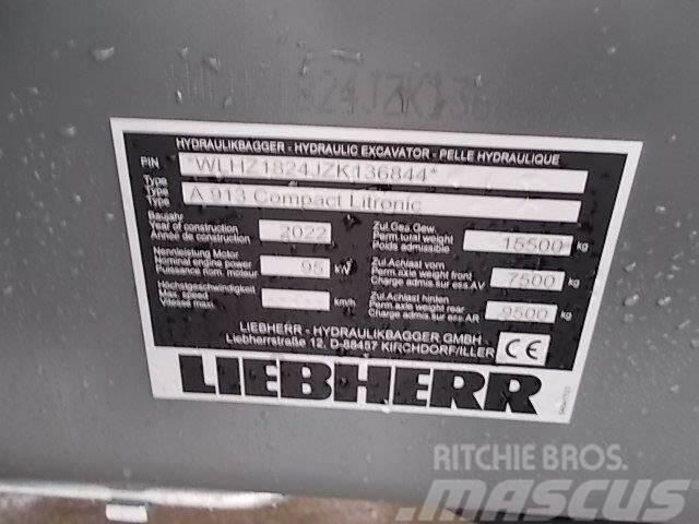 Liebherr A 913 Compact G6.0-D Litronic Bageri na kotačima