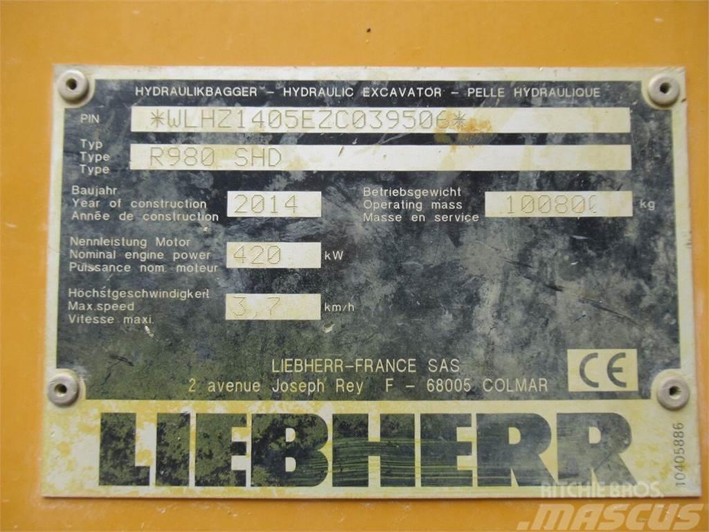Liebherr R 980 SME Bageri gusjeničari