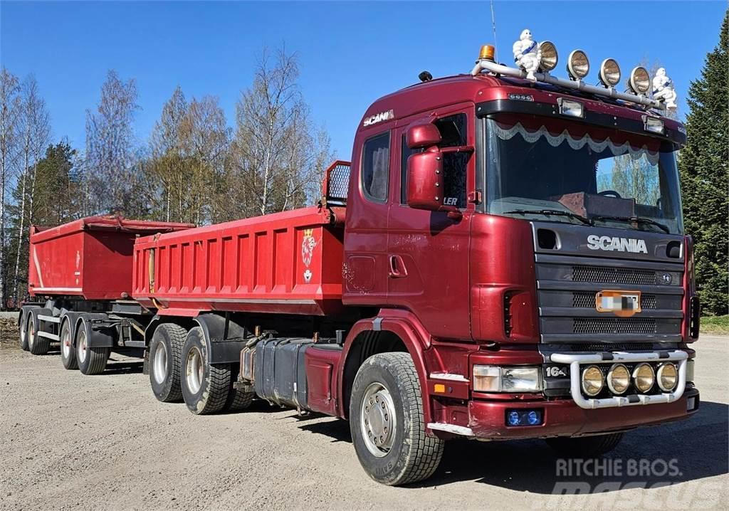 Scania R 164/ Jyki 4-aks. letkukasetti. Kiper kamioni
