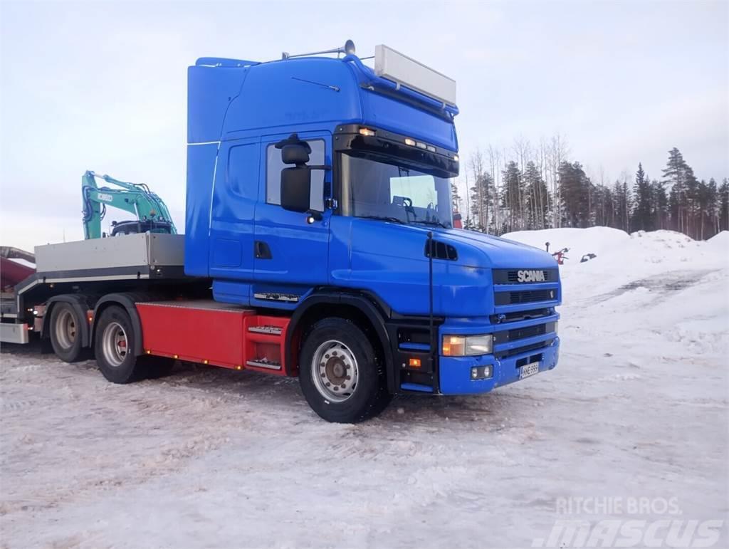 Scania T124 kippihydrauliikalla Traktorske jedinice
