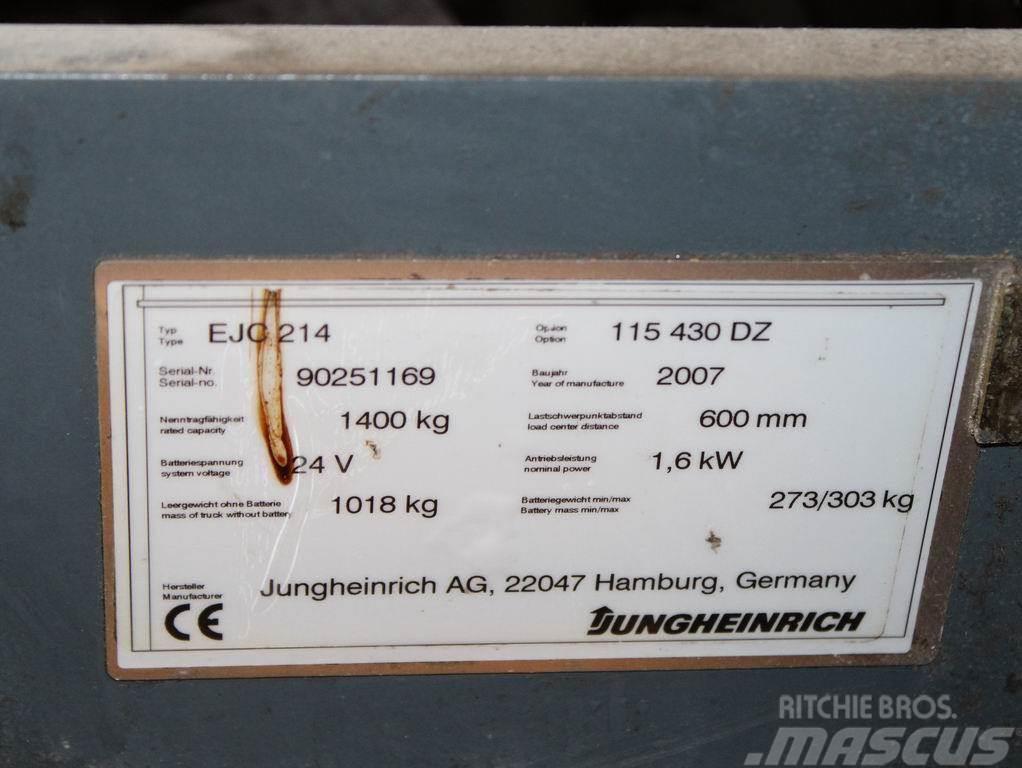 Jungheinrich EJC 214 115-430DZ Ručni električni viličar