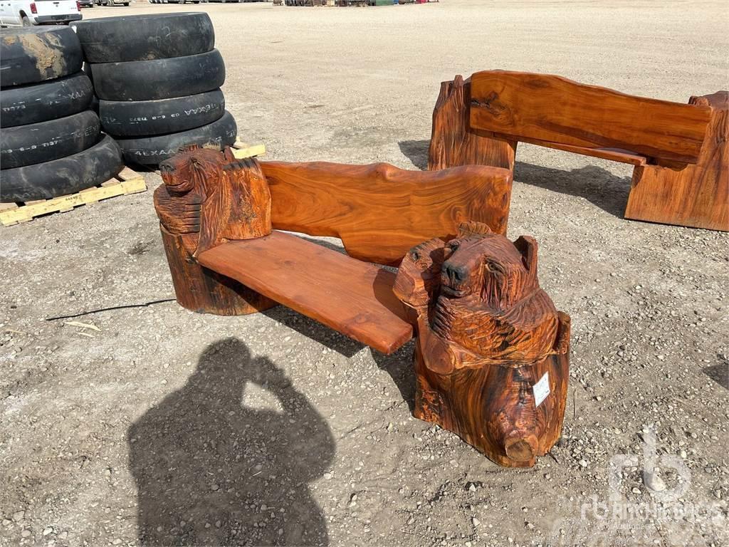  Cedar Chainsaw Carved Bear Benc ... Ostalo