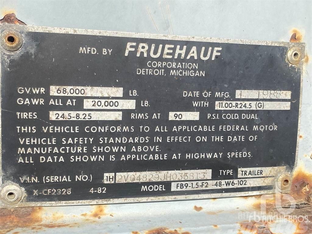 Fruehauf 48 ft x 102 in T/A Sanduk poluprikolice