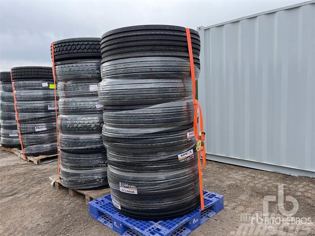  Quantity of (16) Mixed 11R22.5 ... Tyres, wheels and rims